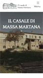 Mobile Screenshot of ilcasaledimassamartana.it